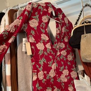 Flynn skye fox keyhole neck mini dress NWT xs Valentine's Day